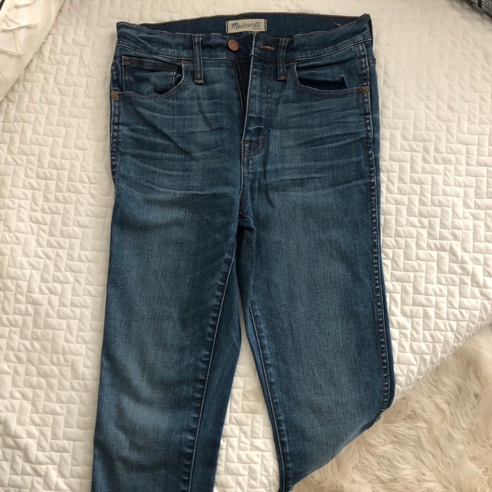 Madewell 10” high riser skinny